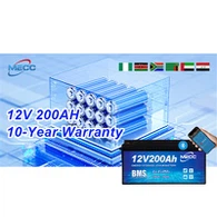 12V lithiumbatterij 200 Ah