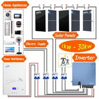 3kW hybride zonne-energieopslagsysteem