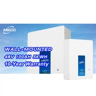 48V Verbeterde Power Wall-lithiumbatterij 100 Ah